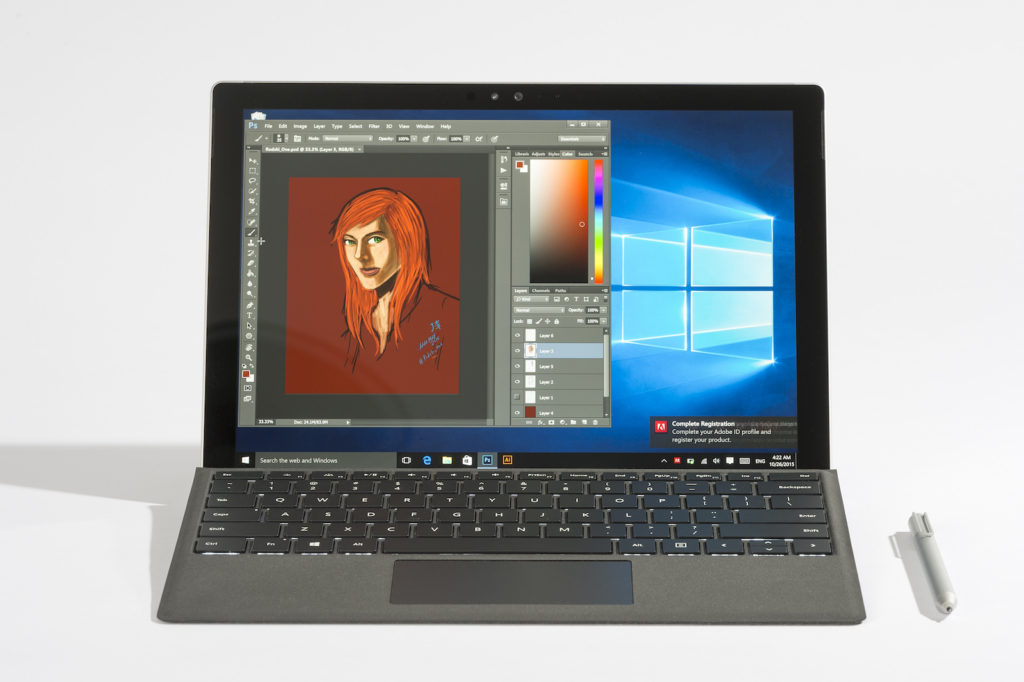 Das Surface Pro 4 - Foto. Microsoft Corporation